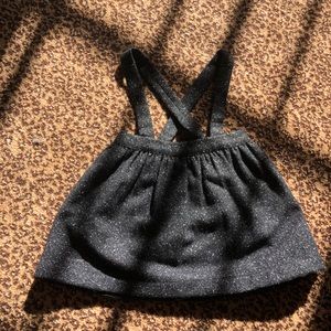 Ruby & Bloom skirt with suspenders